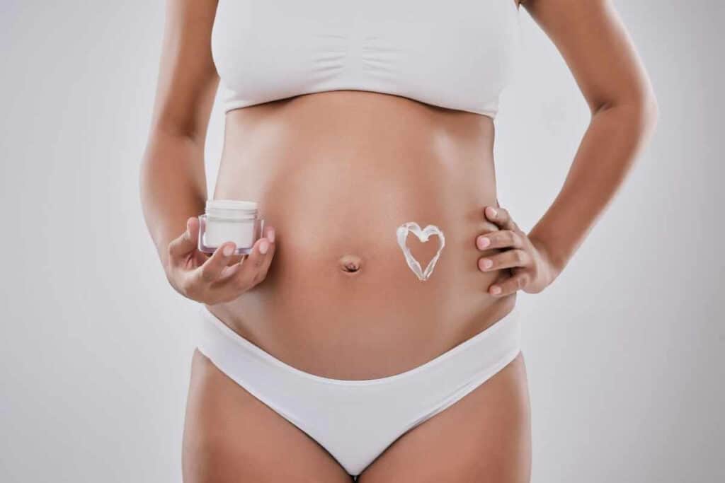 pregnancy lotion and oil combo